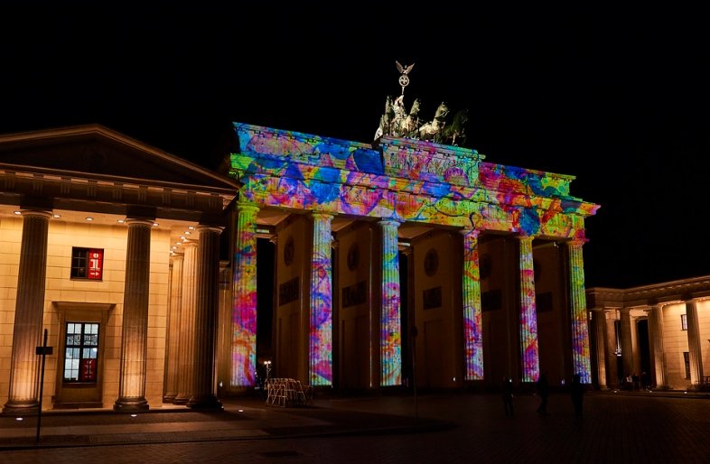 Berlin Brandenburg Gate celebration