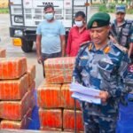 nepal police seize cannabis car indian number plate