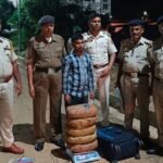 Agartala Railway Station cannabis smuggling