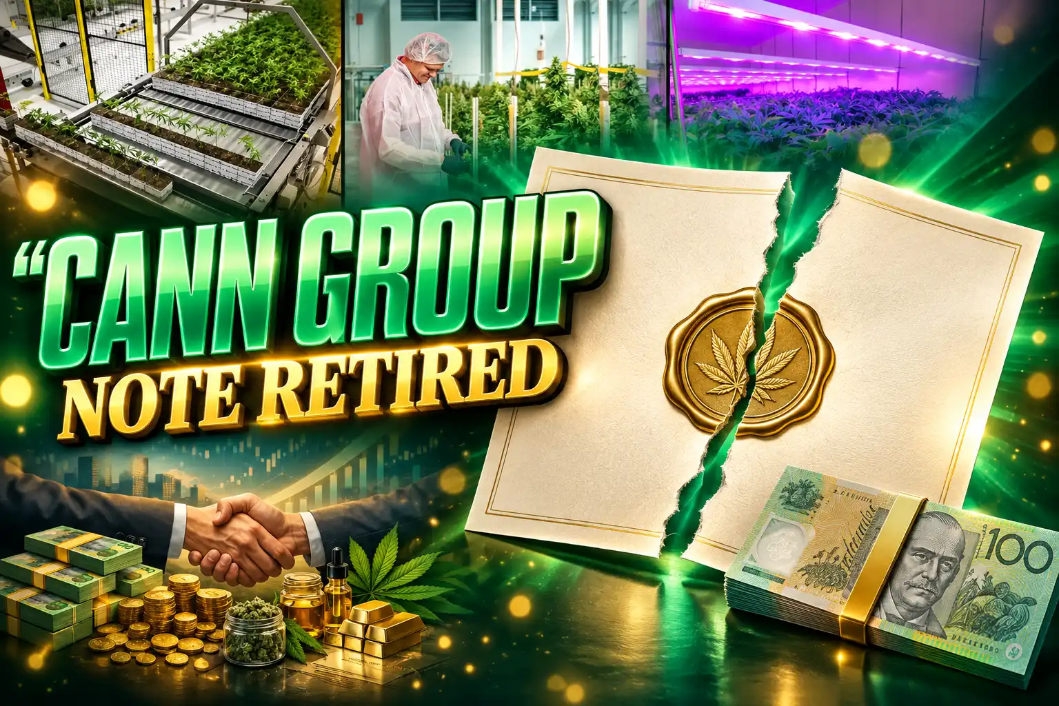 Cann Group Obsidian A$15 million term sheet buyout
