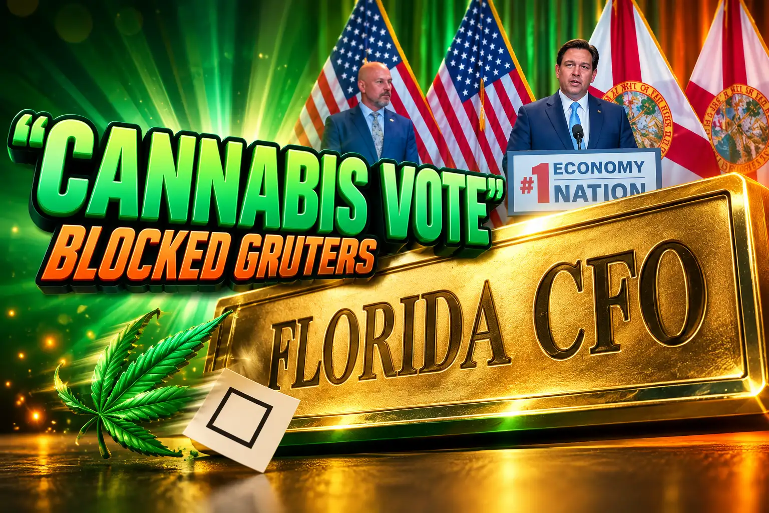 DeSantis appoints Ingoglia Florida CFO over Gruters cannabis