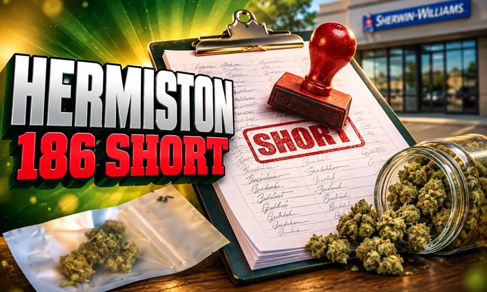 Hermiston Oregon cannabis petition 186 signatures short