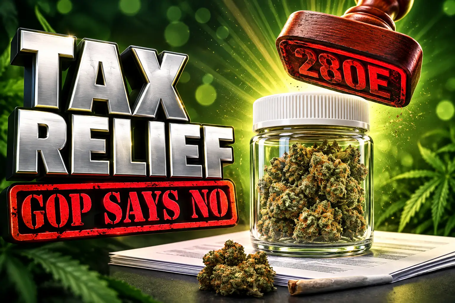 Lankford Arrington letter block marijuana 280E tax relief