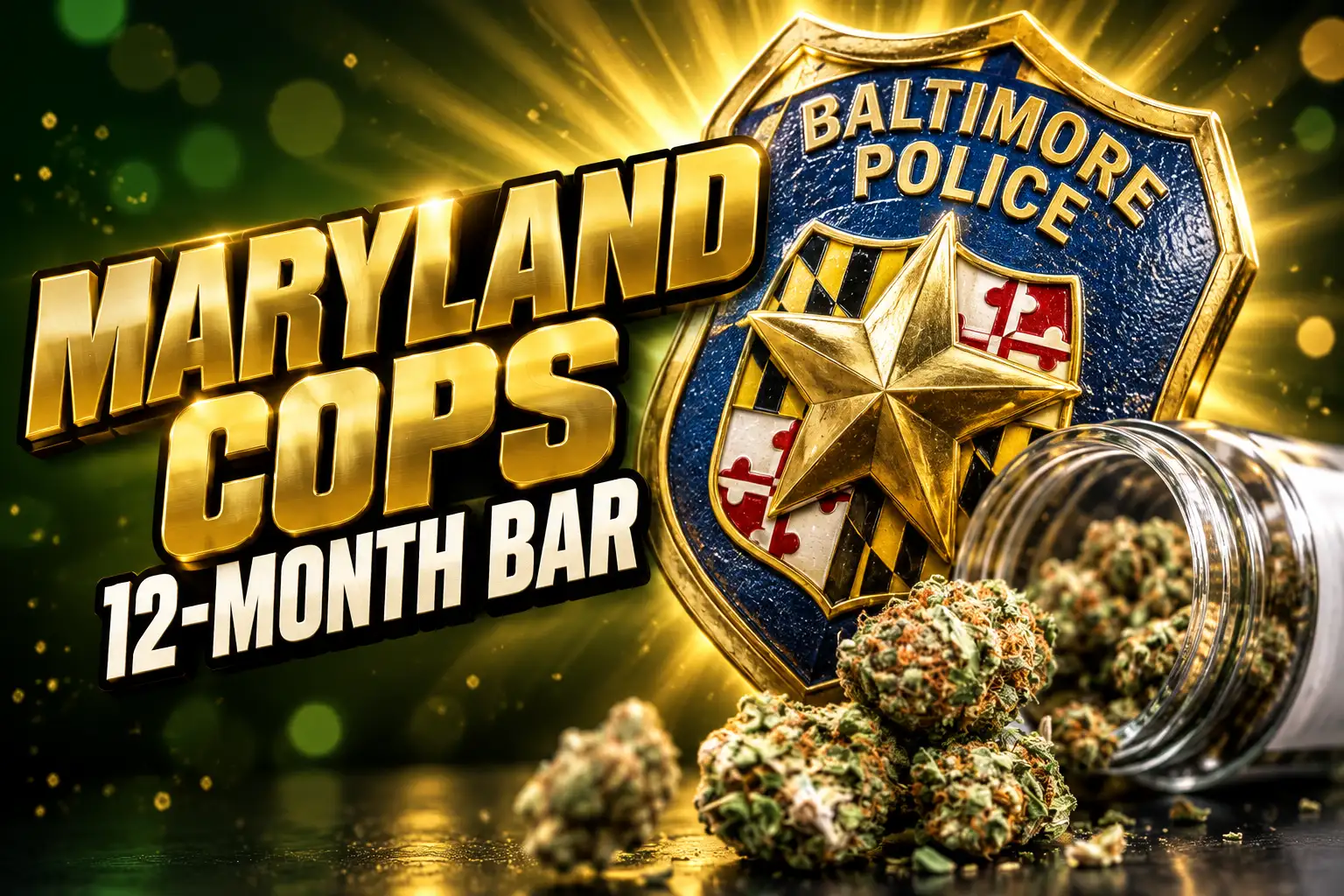 Maryland police cannabis hiring restriction 12-month lookback