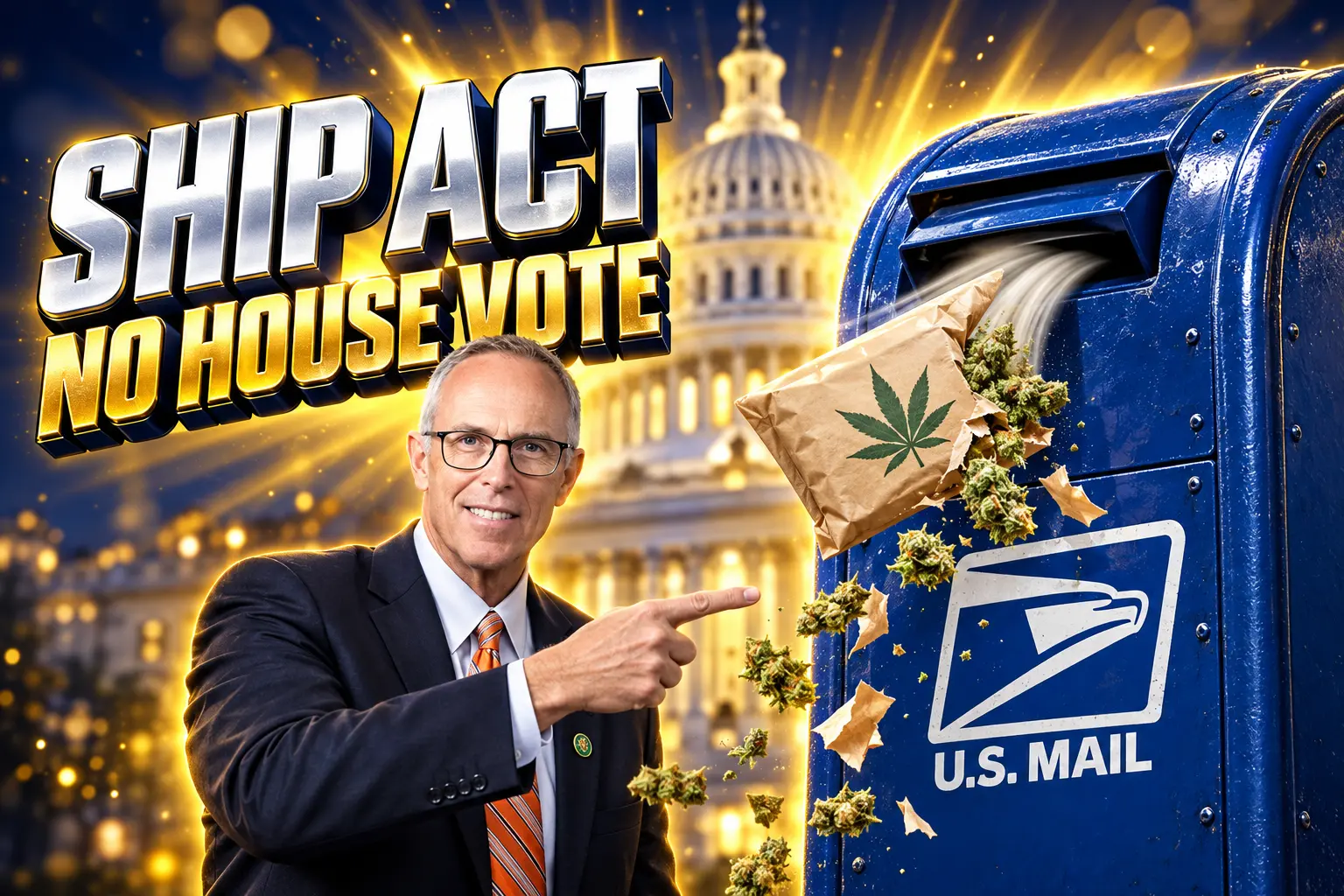 SHIP Act small cannabis farmers USPS shipping bill