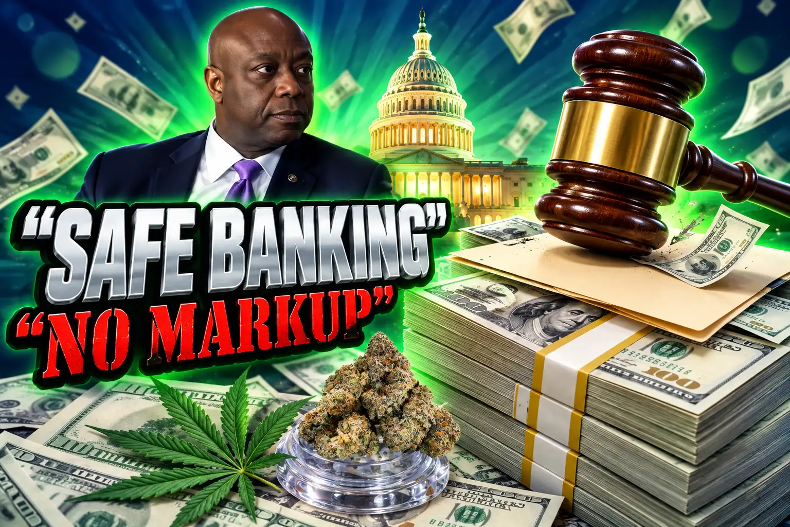 Tim Scott SAFE Banking Act committee delay