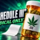 marijuana rescheduling Schedule III medical cannabis only