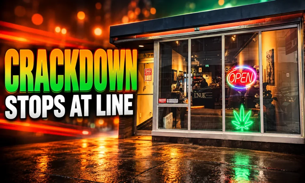 New Brunswick cannabis crackdown stops at reserve line