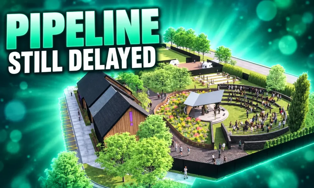 Pipeline cannabis concert venue still delayed 2025
