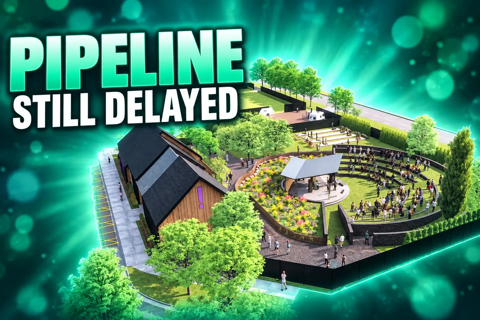 Pipeline cannabis concert venue still delayed 2025