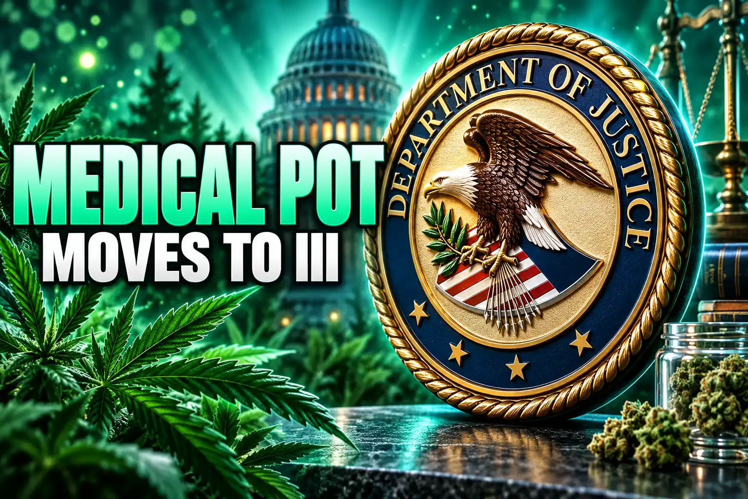 medical marijuana moved to Schedule III April 2026